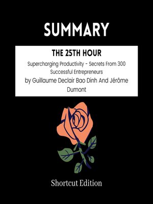 cover image of SUMMARY--The 25th Hour